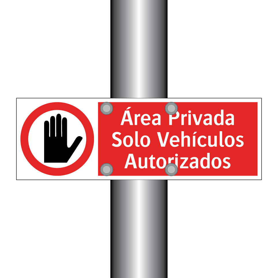 Área Privada Solo Vehículos Autorizados