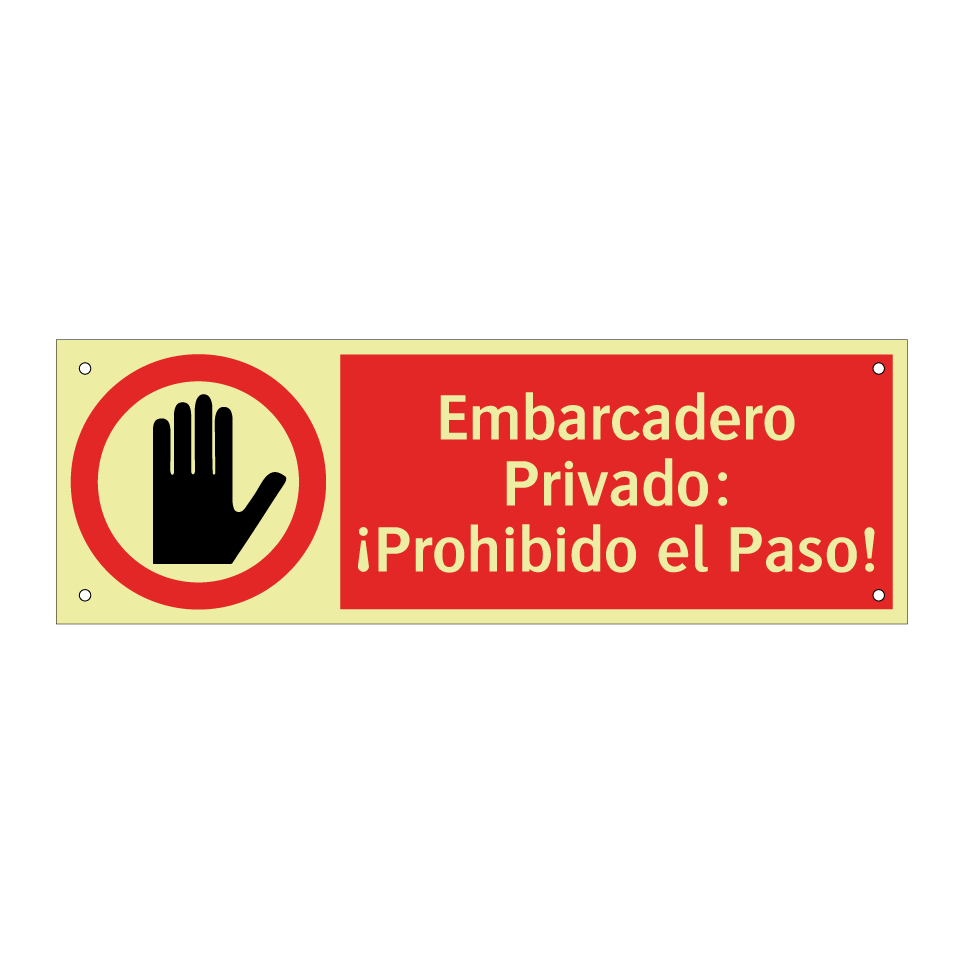 Embarcadero Privado: ¡Prohibido el Paso!