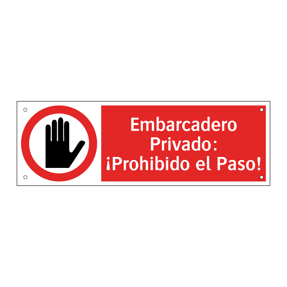 Embarcadero Privado: ¡Prohibido el Paso!