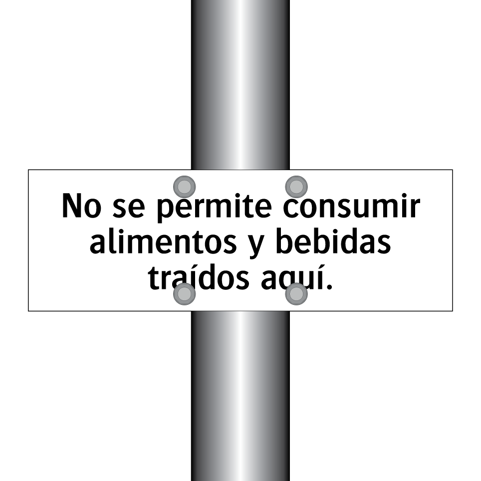 No se permite consumir alimentos y bebidas traídos aquí.