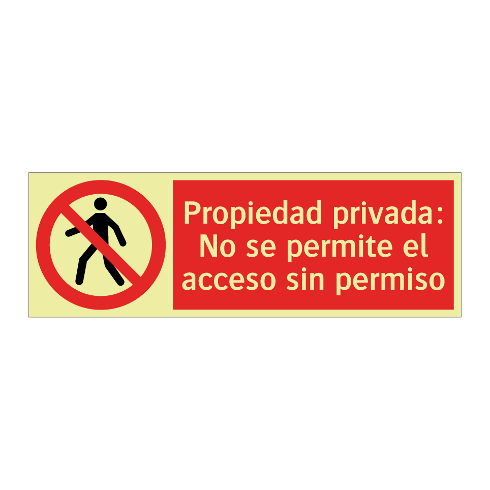 Propiedad privada: No se permite el acceso sin permiso