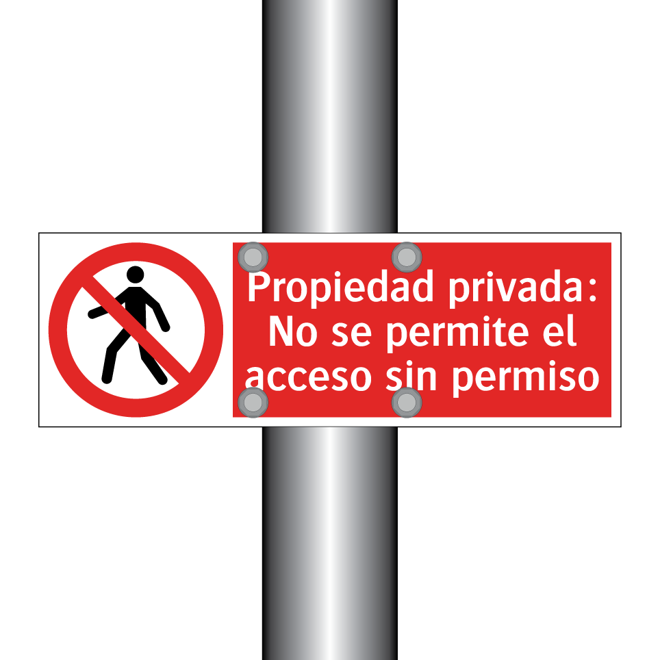 Propiedad privada: No se permite el acceso sin permiso