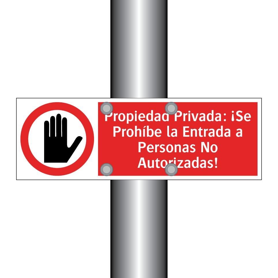 Propiedad Privada: ¡Se Prohíbe la Entrada a Personas No Autorizadas!
