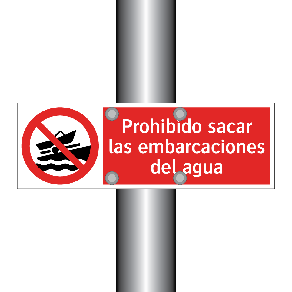 Prohibido sacar las embarcaciones del agua