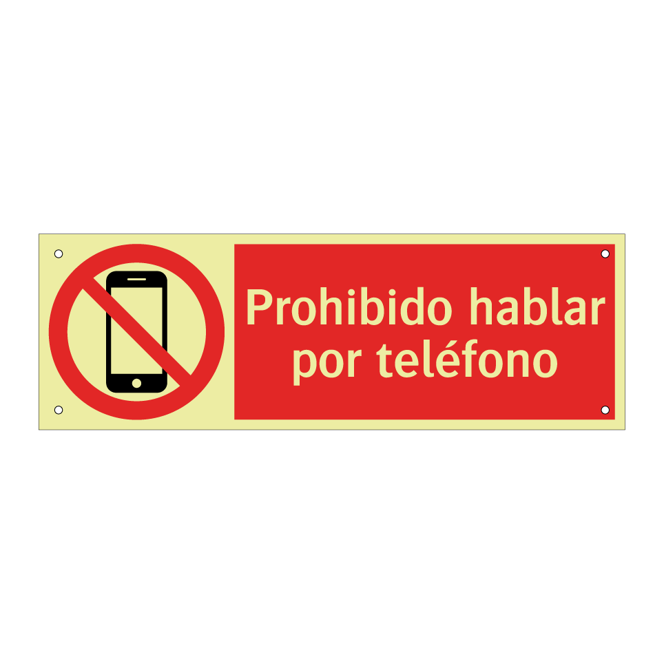 Prohibido hablar por teléfono