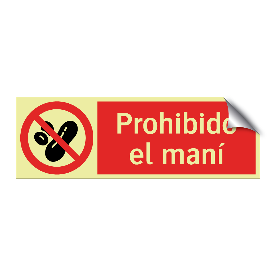 Prohibido el maní