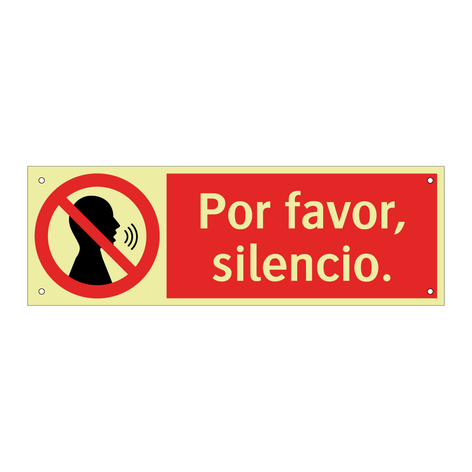 Por favor, silencio.
