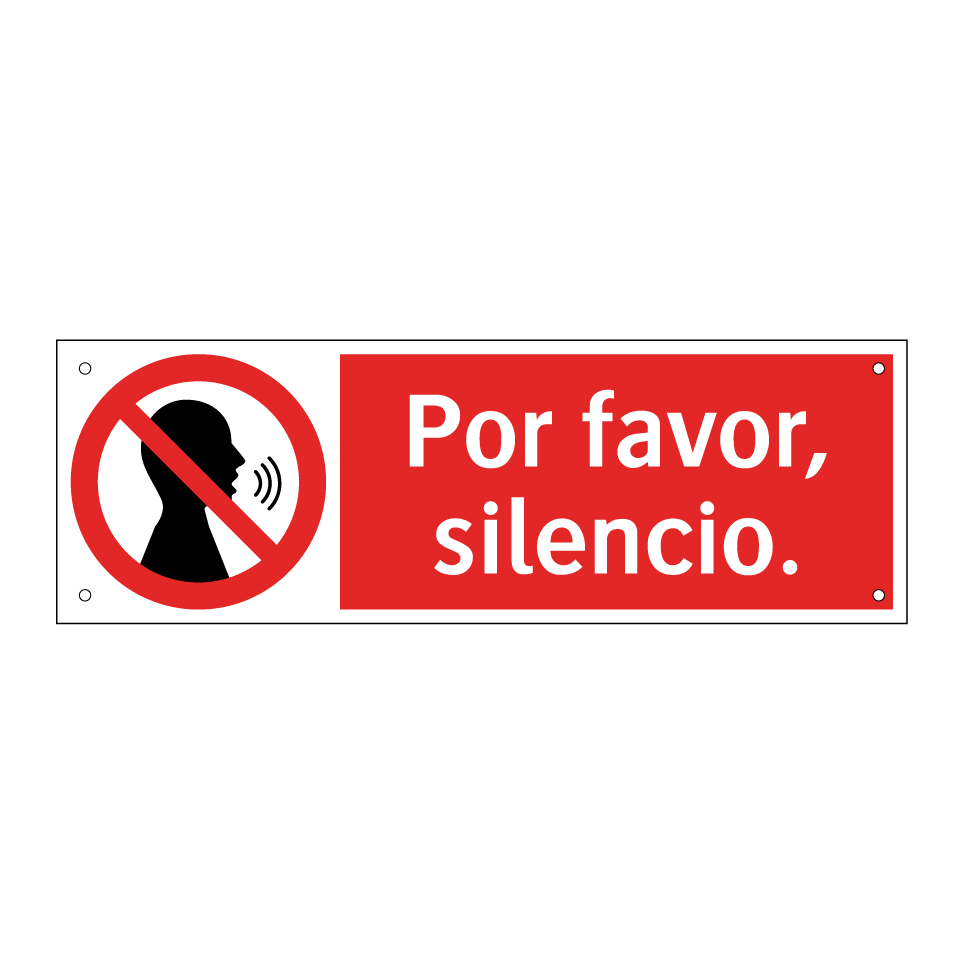 Por favor, silencio.