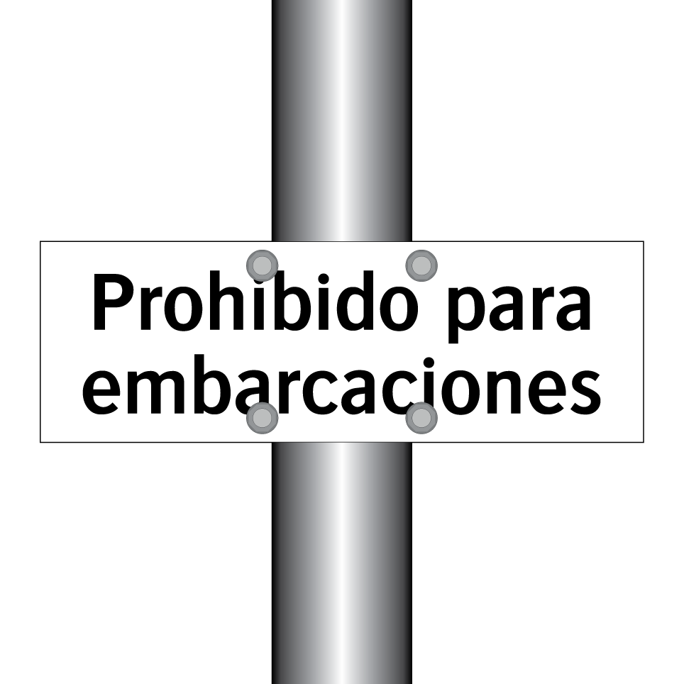 Prohibido para embarcaciones