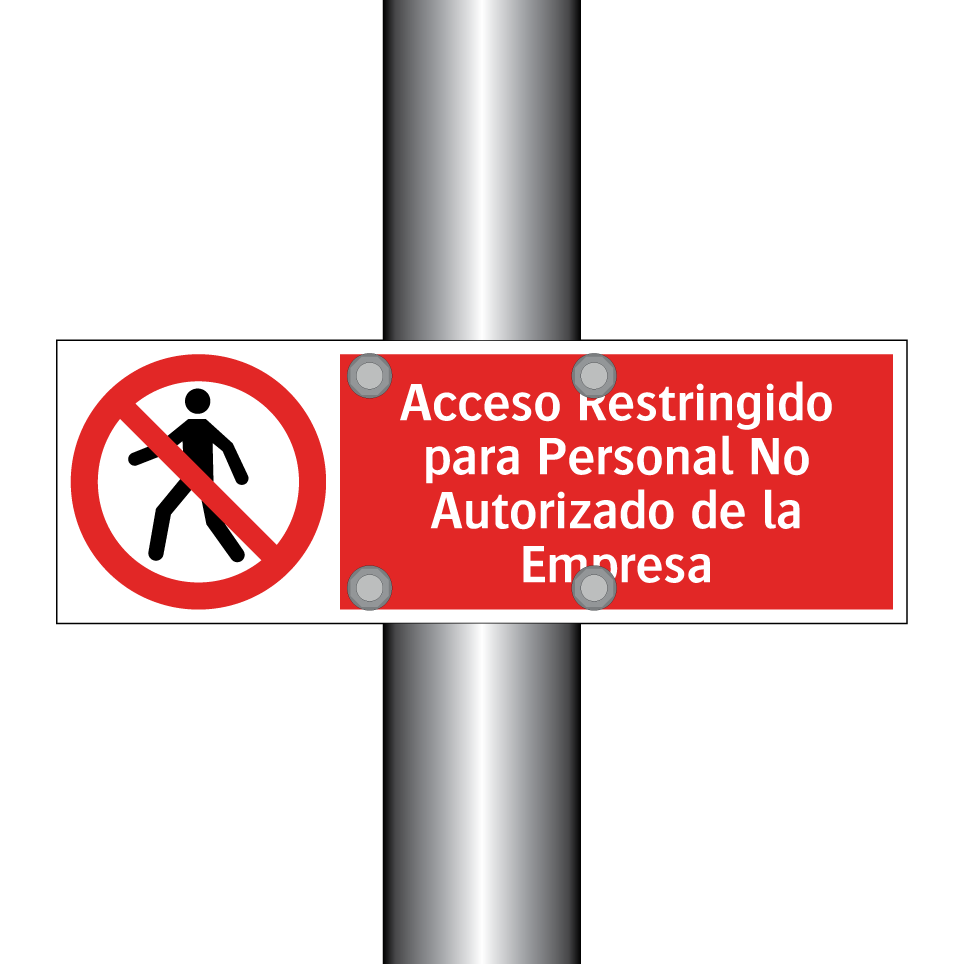 Acceso Restringido para Personal No Autorizado de la Empresa