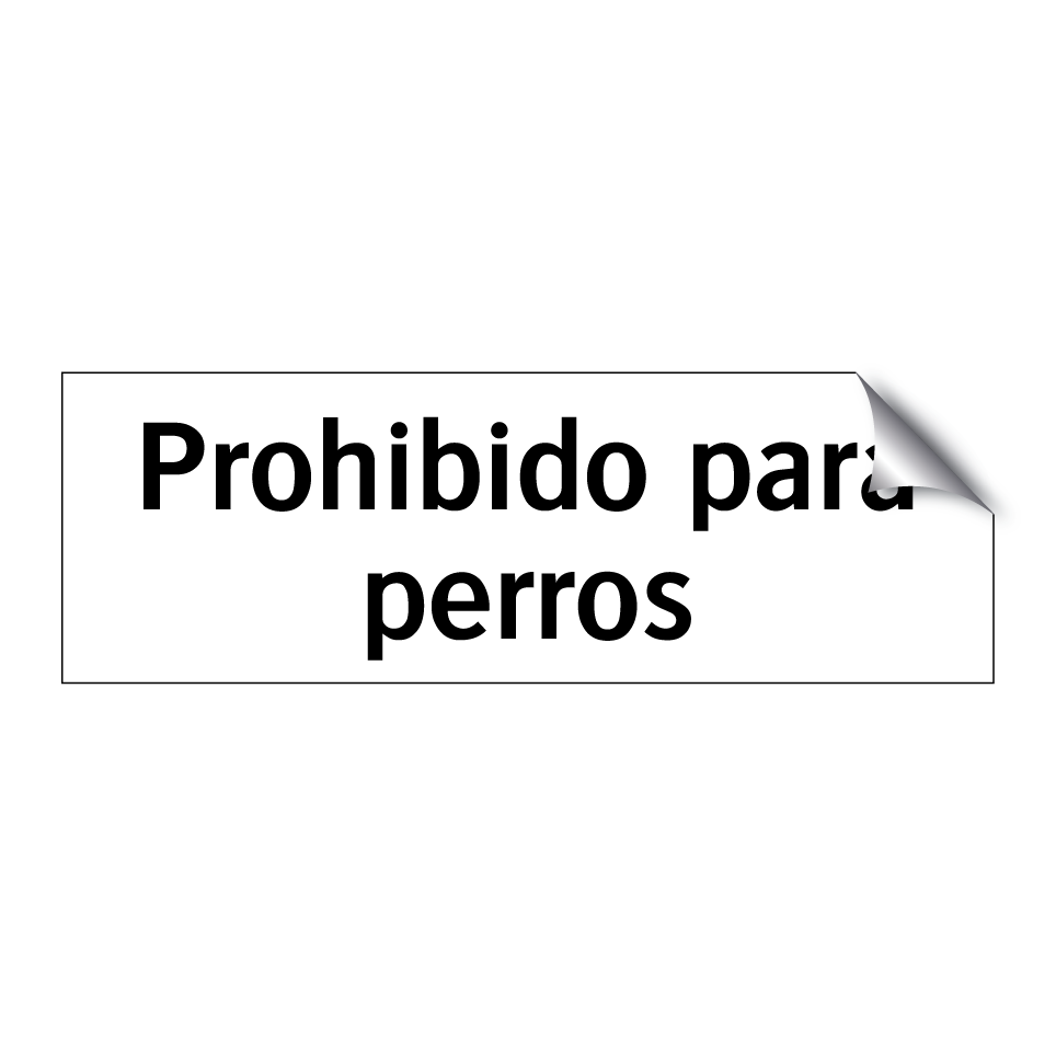 Prohibido para perros
