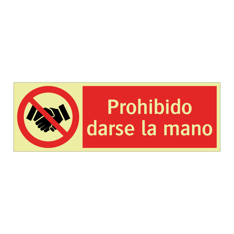 Prohibido darse la mano