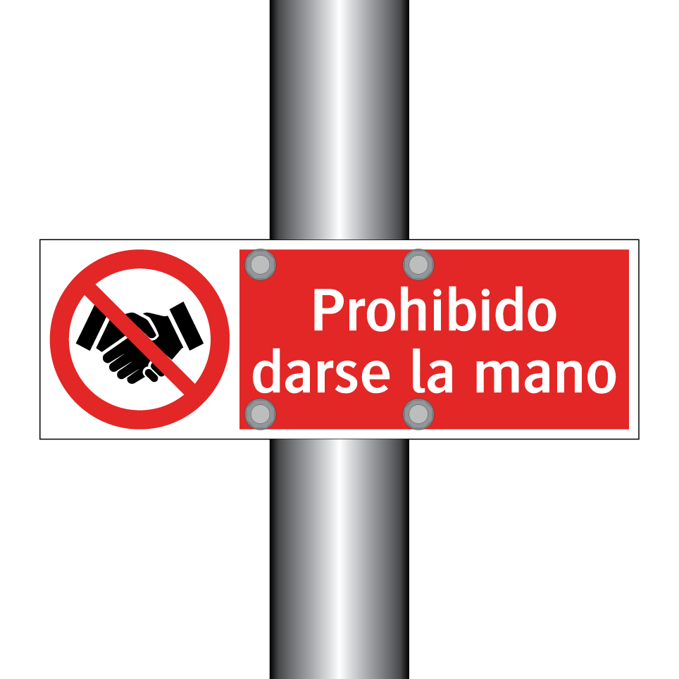 Prohibido darse la mano