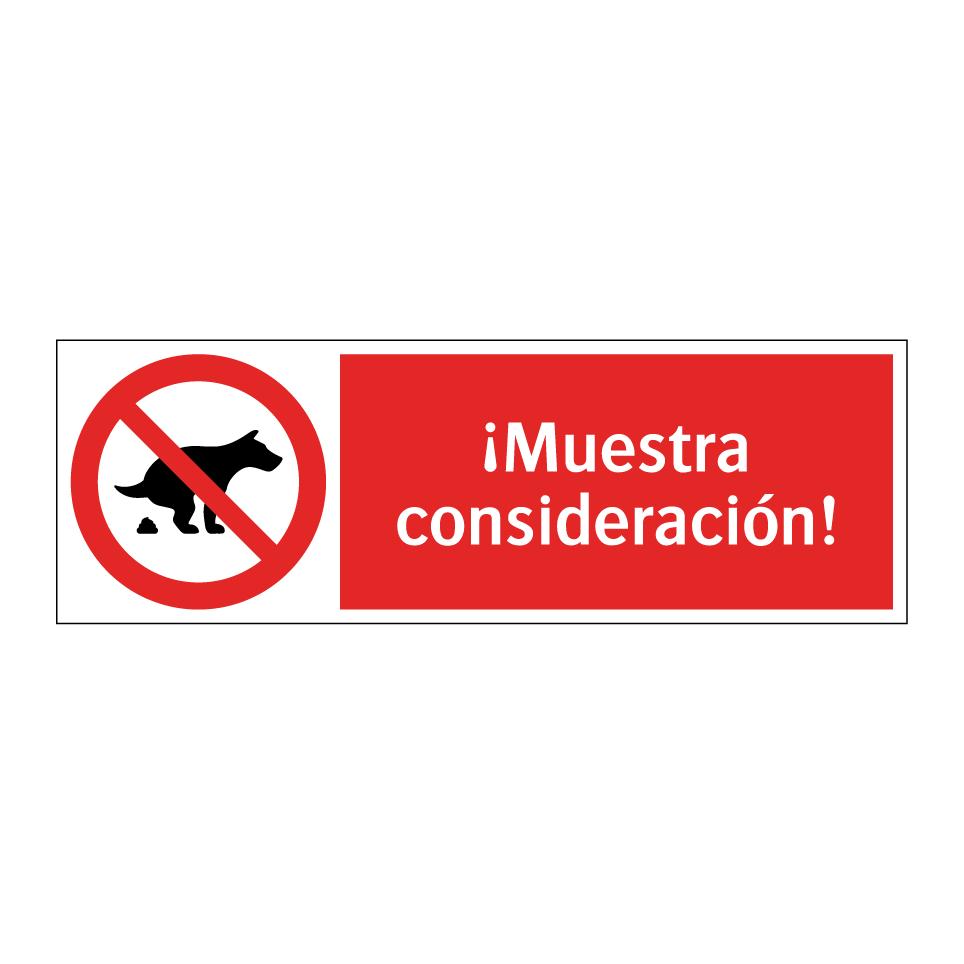 ¡Muestra consideración!