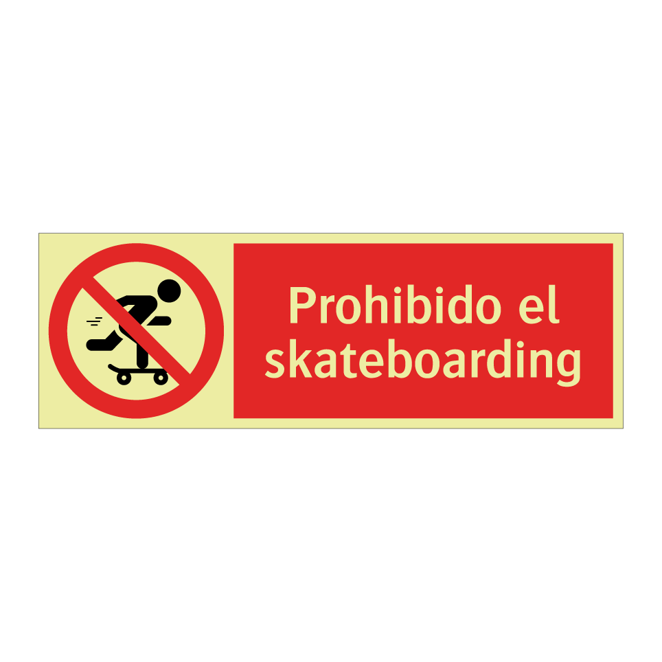 Prohibido el skateboarding