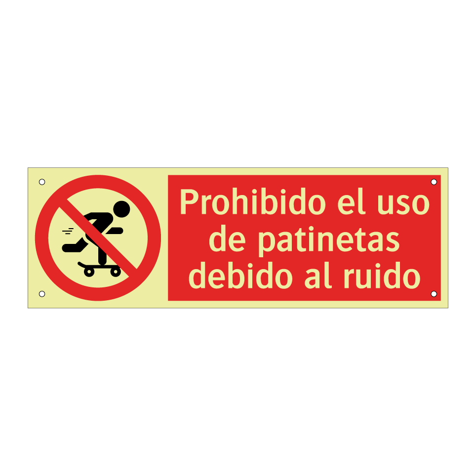 Prohibido el uso de patinetas debido al ruido
