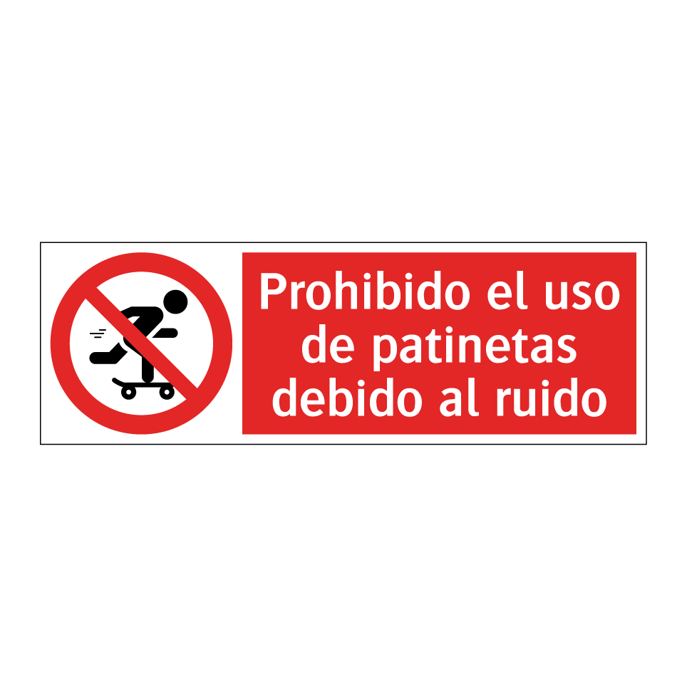 Prohibido el uso de patinetas debido al ruido
