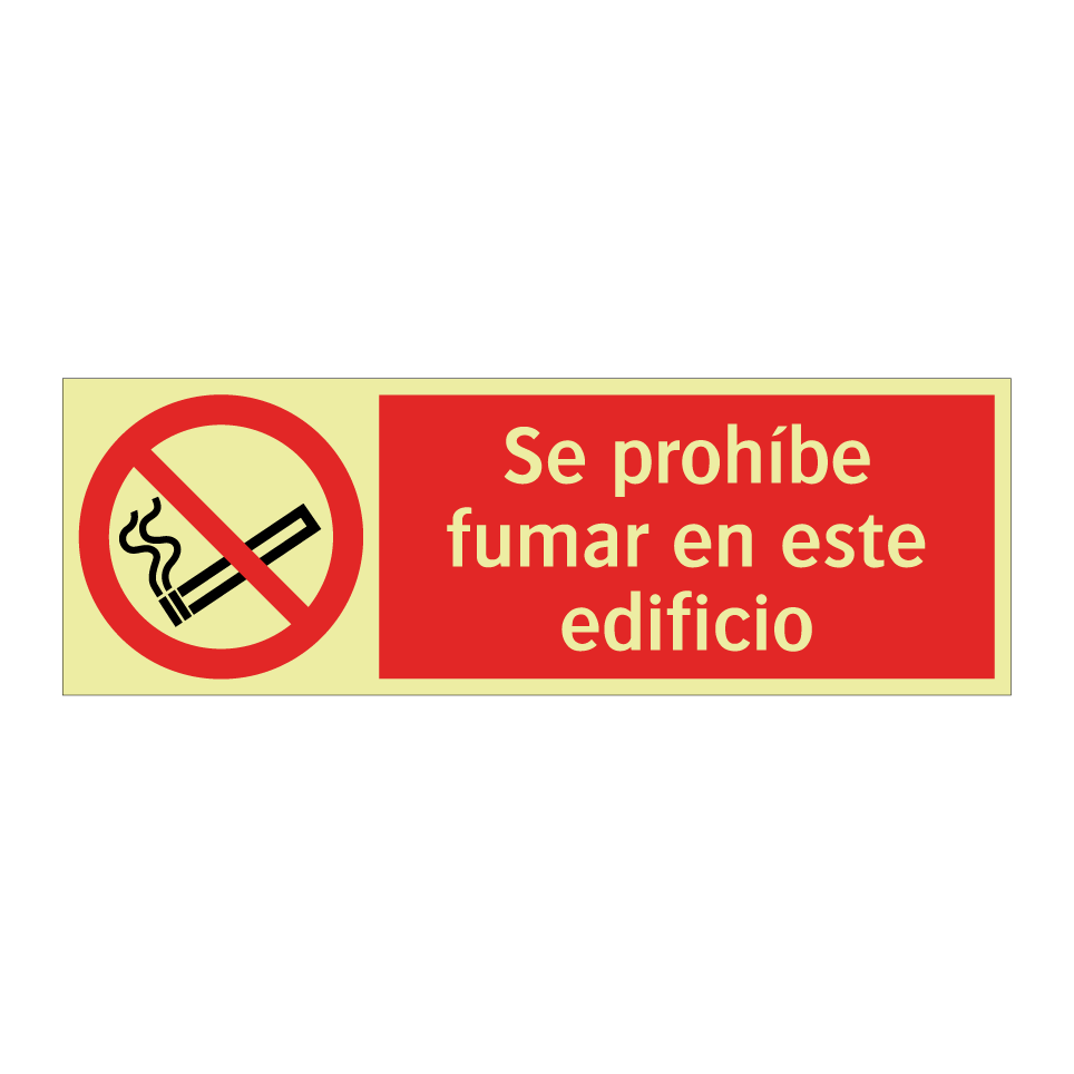 Se prohíbe fumar en este edificio