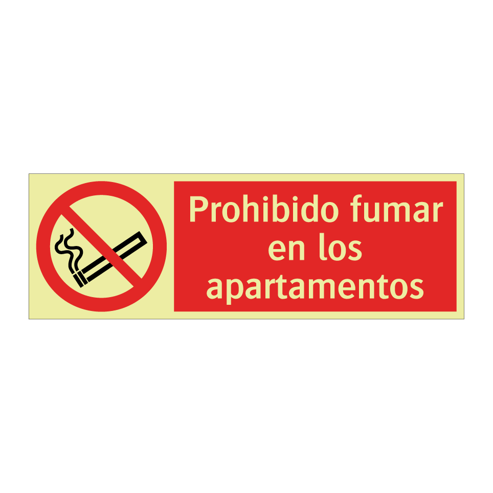 Prohibido fumar en los apartamentos
