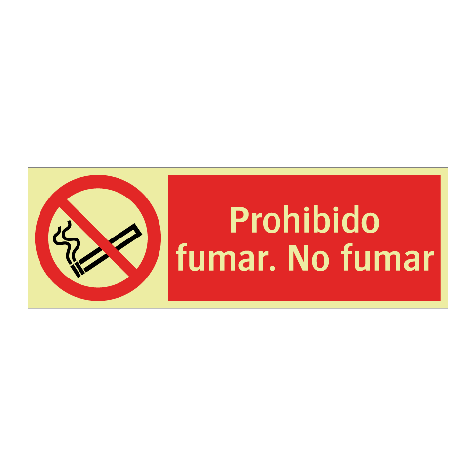 Prohibido fumar. No fumar