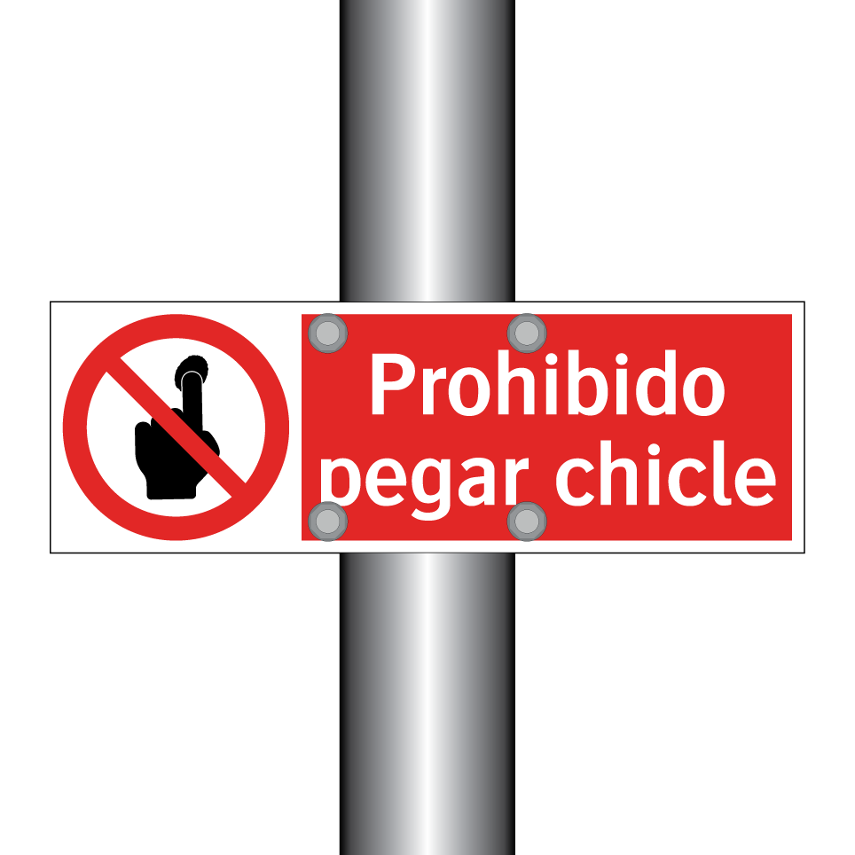 Prohibido pegar chicle