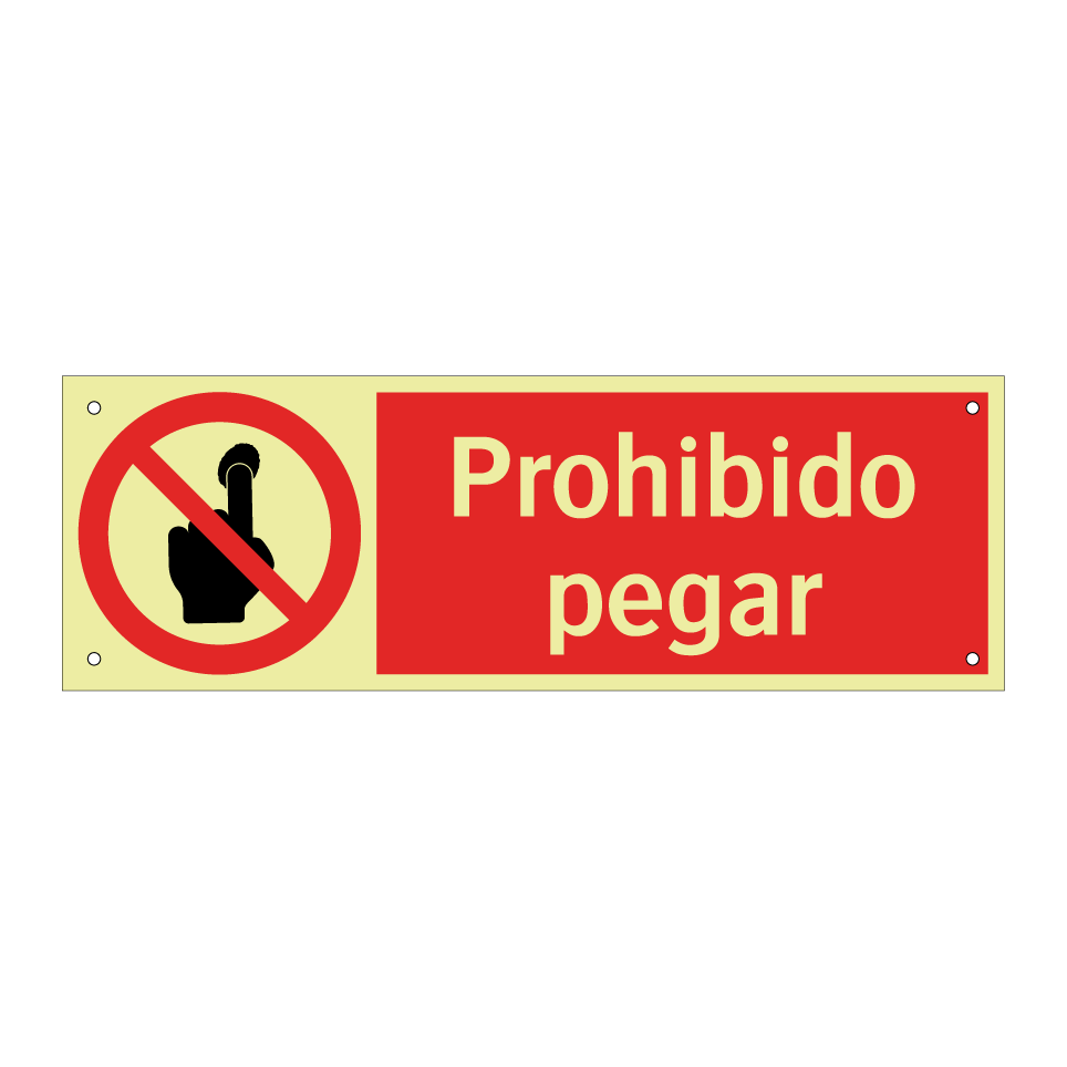 Prohibido pegar