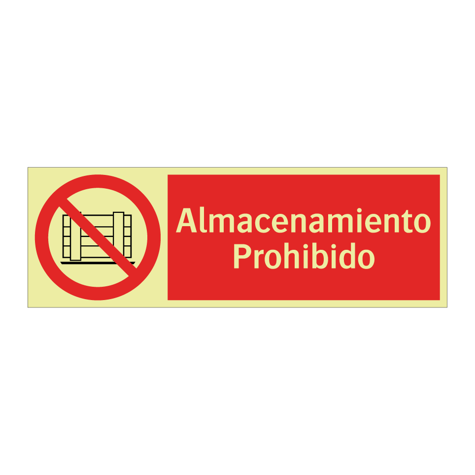 Almacenamiento Prohibido