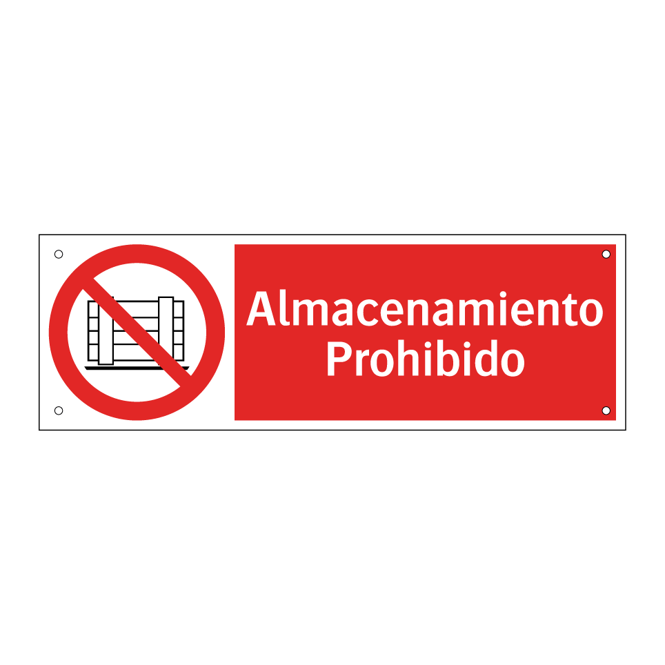 Almacenamiento Prohibido
