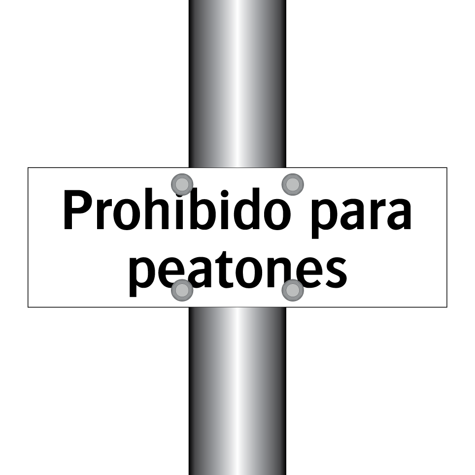 Prohibido para peatones
