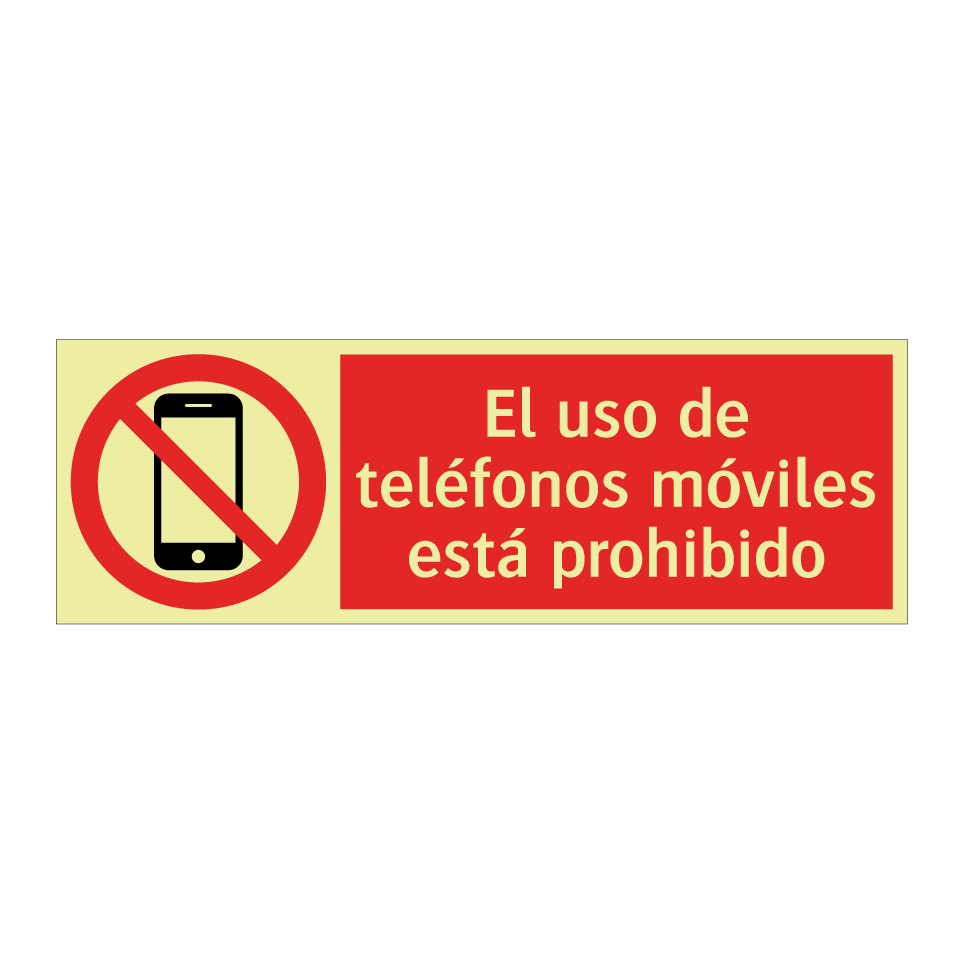 El uso de teléfonos móviles está prohibido