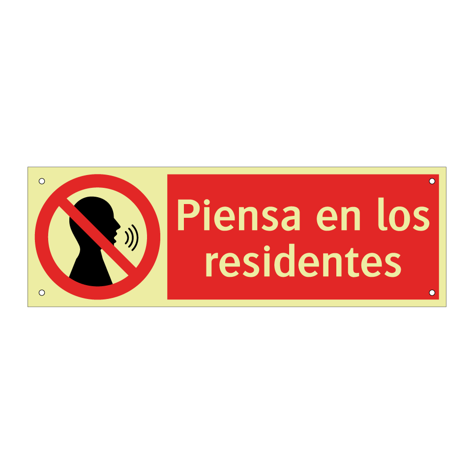 Piensa en los residentes