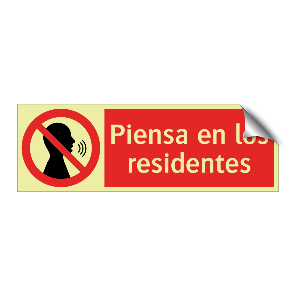 Piensa en los residentes