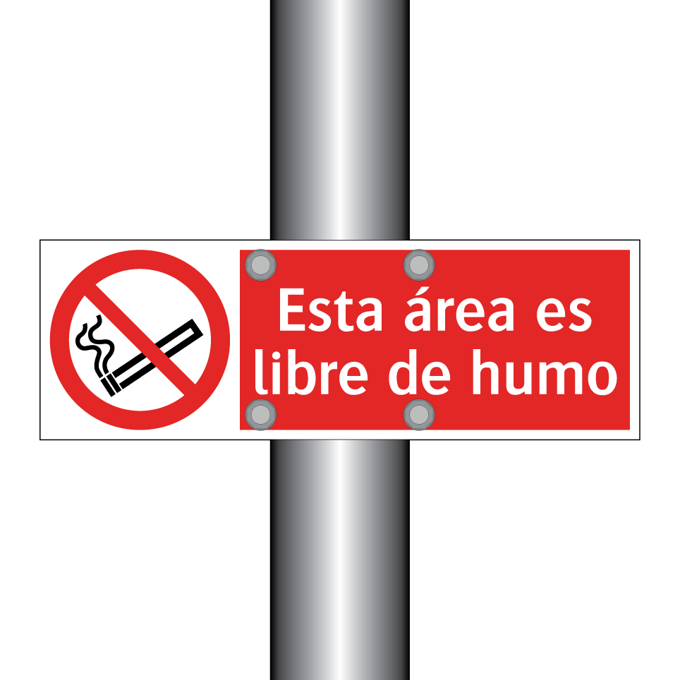 Esta área es libre de humo