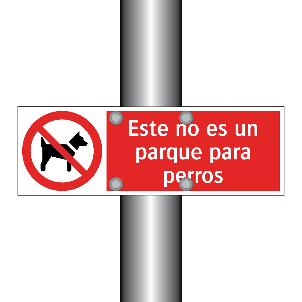 Este no es un parque para perros