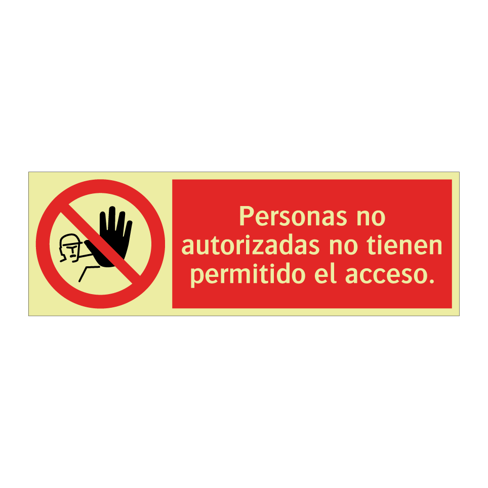 Personas no autorizadas no tienen permitido el acceso.