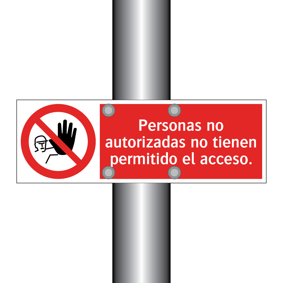 Personas no autorizadas no tienen permitido el acceso.