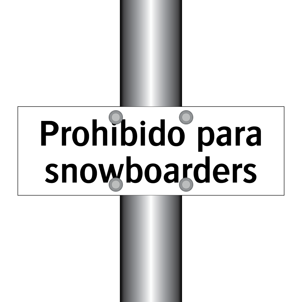 Prohibido para snowboarders