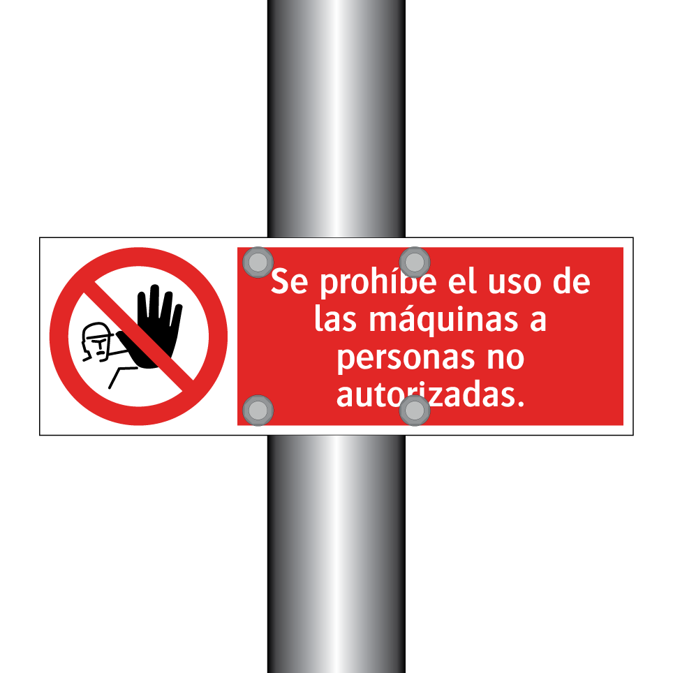 Se prohíbe el uso de las máquinas a personas no autorizadas.
