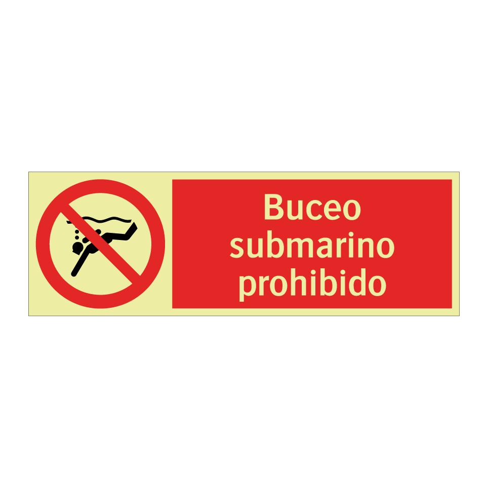 Buceo submarino prohibido