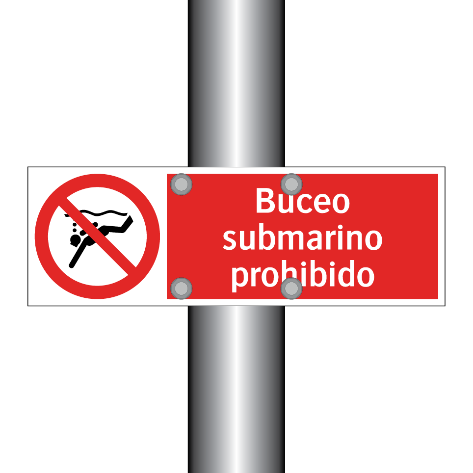 Buceo submarino prohibido