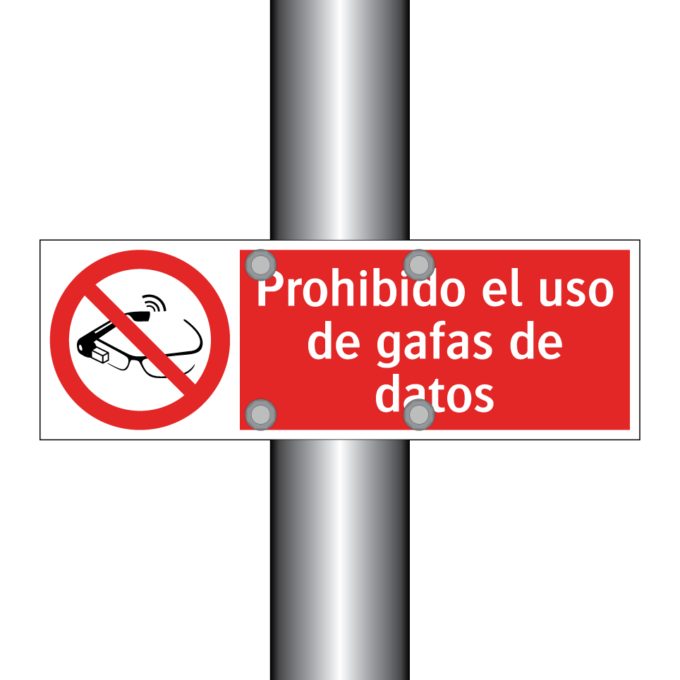 Prohibido el uso de gafas de datos