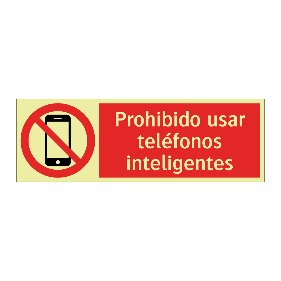 Prohibido usar teléfonos inteligentes