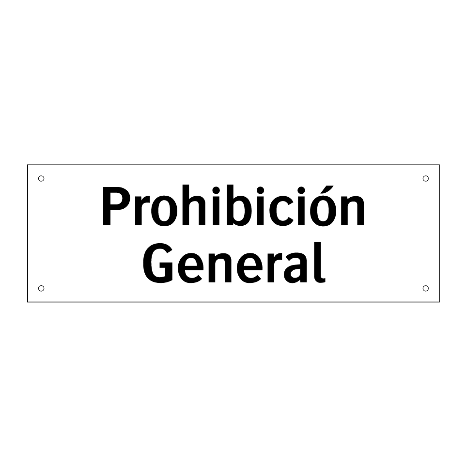 Prohibición General