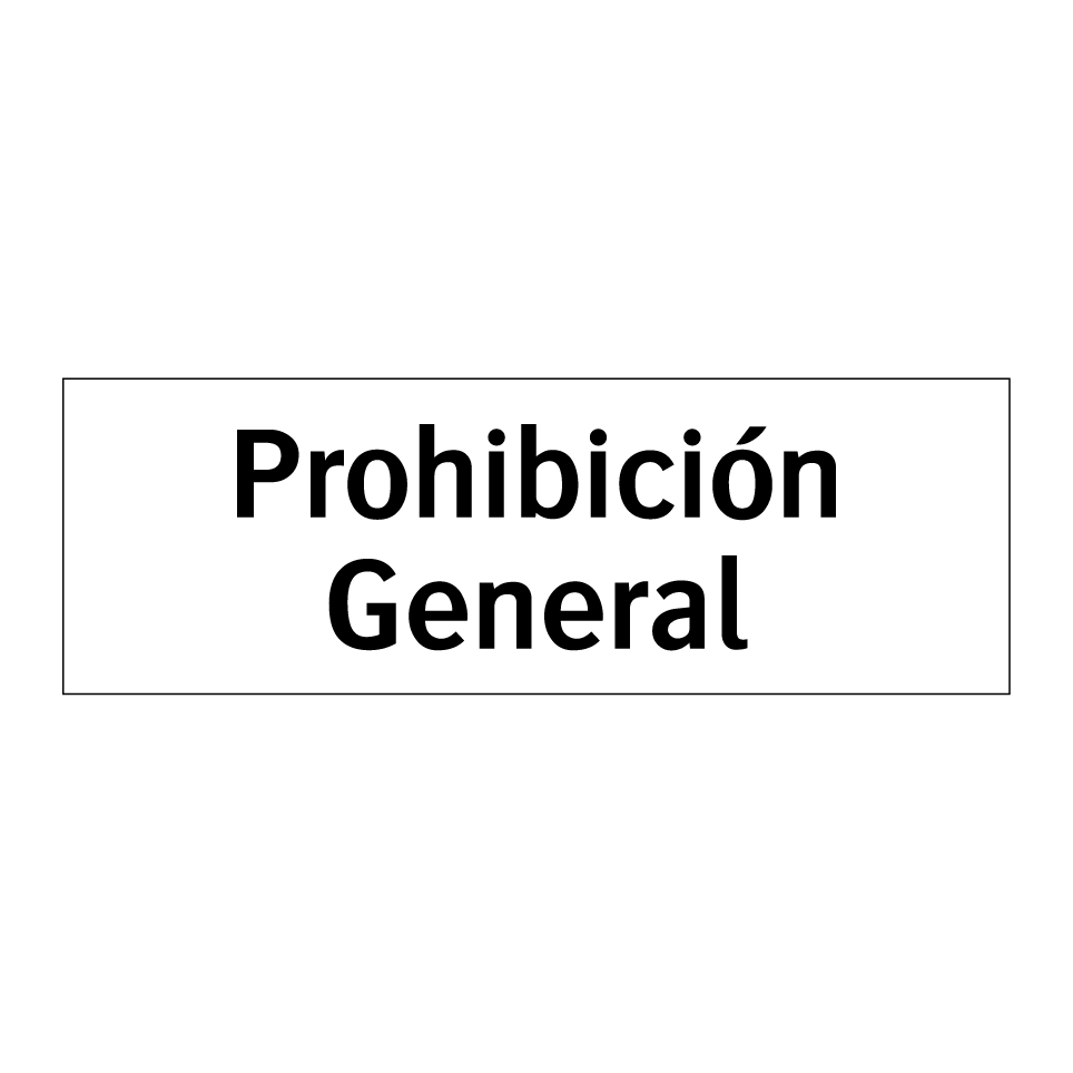 Prohibición General