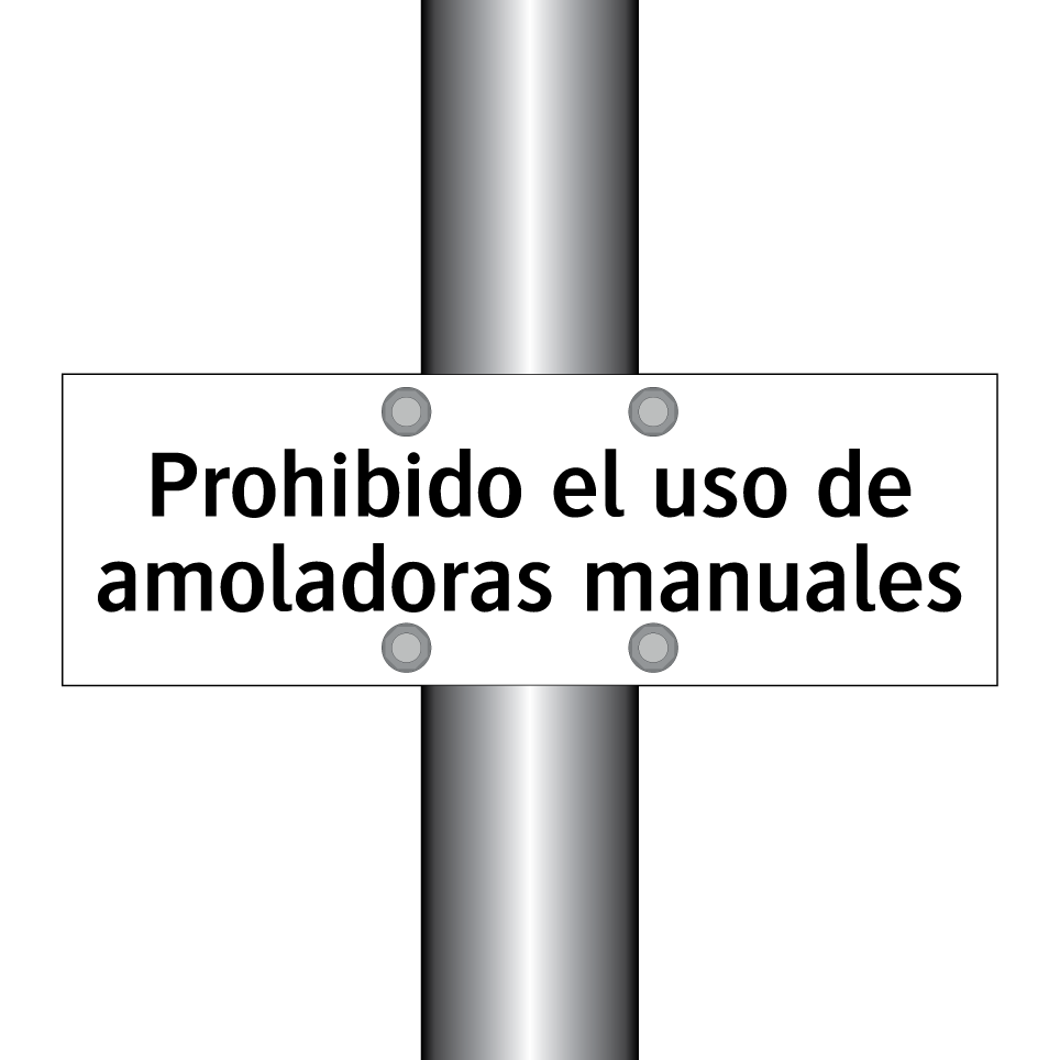 Prohibido el uso de amoladoras manuales