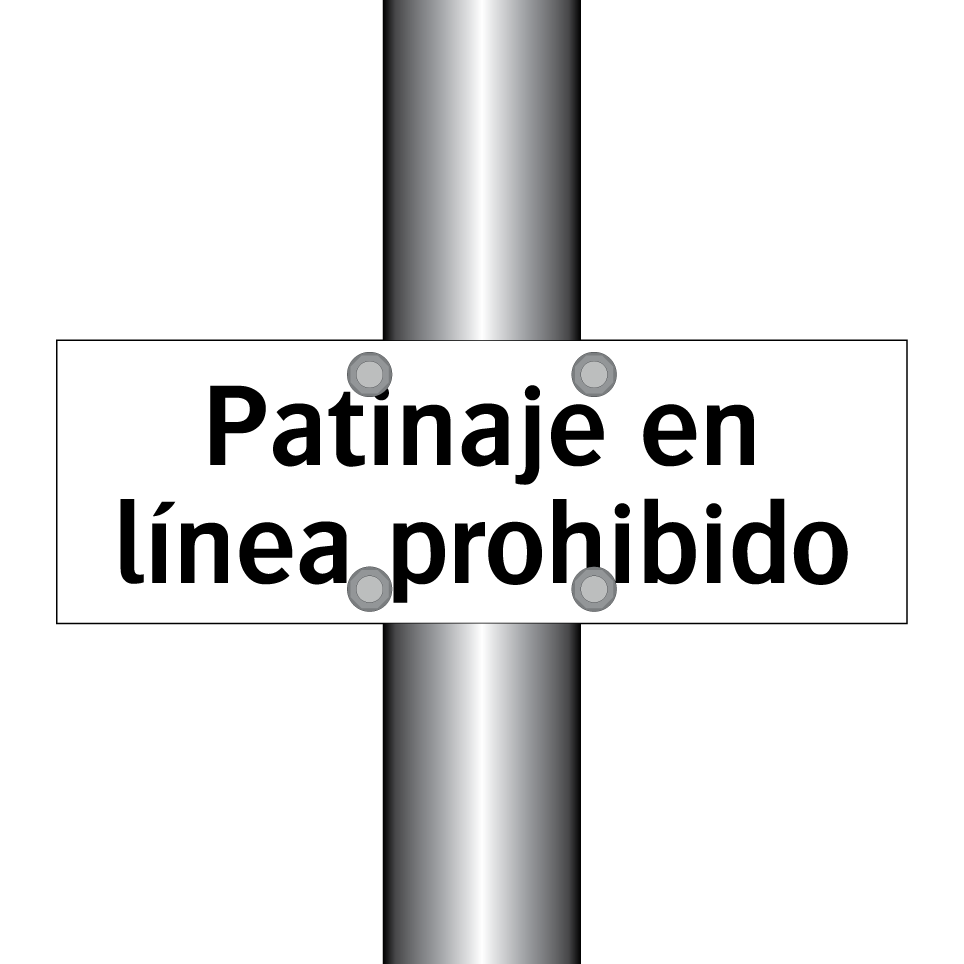 Patinaje en línea prohibido