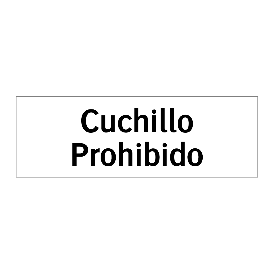 Cuchillo Prohibido