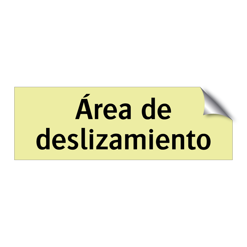 Área de deslizamiento