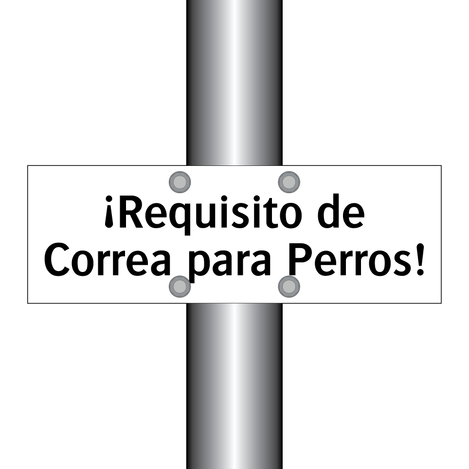 ¡Requisito de Correa para Perros!