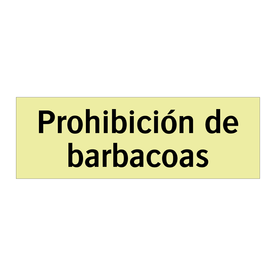 Prohibición de barbacoas